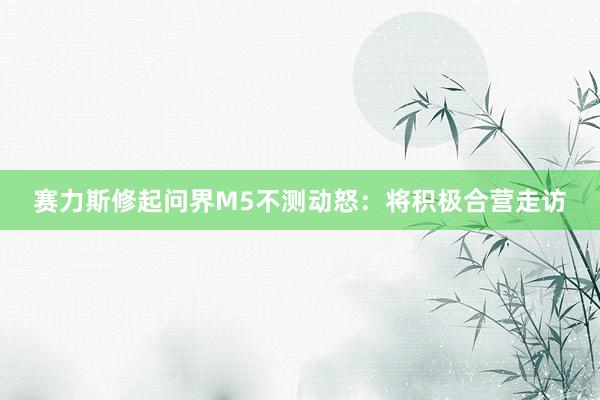 赛力斯修起问界M5不测动怒：将积极合营走访